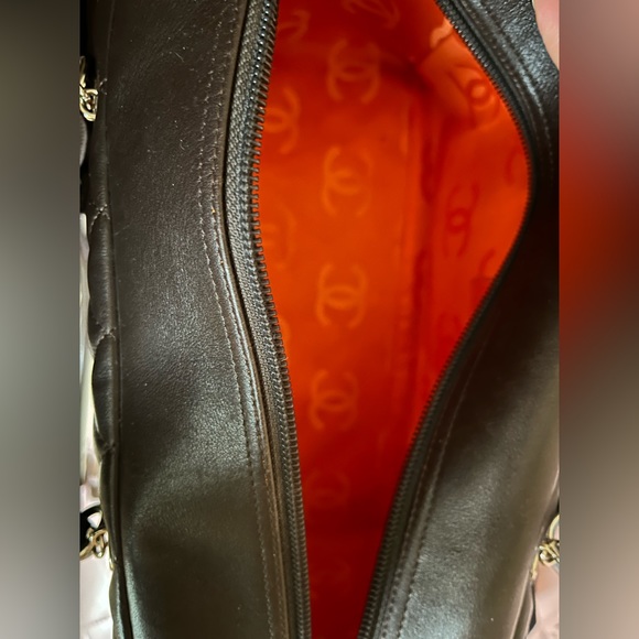 Chanel Cambon Large Rectangle Quilted VTG Handbag 🤎 - Picture 12 of 16